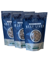 3-Pack - Freeze-Dried Beef Liver: Single-Ingredient, Grain-Free Dog Treats