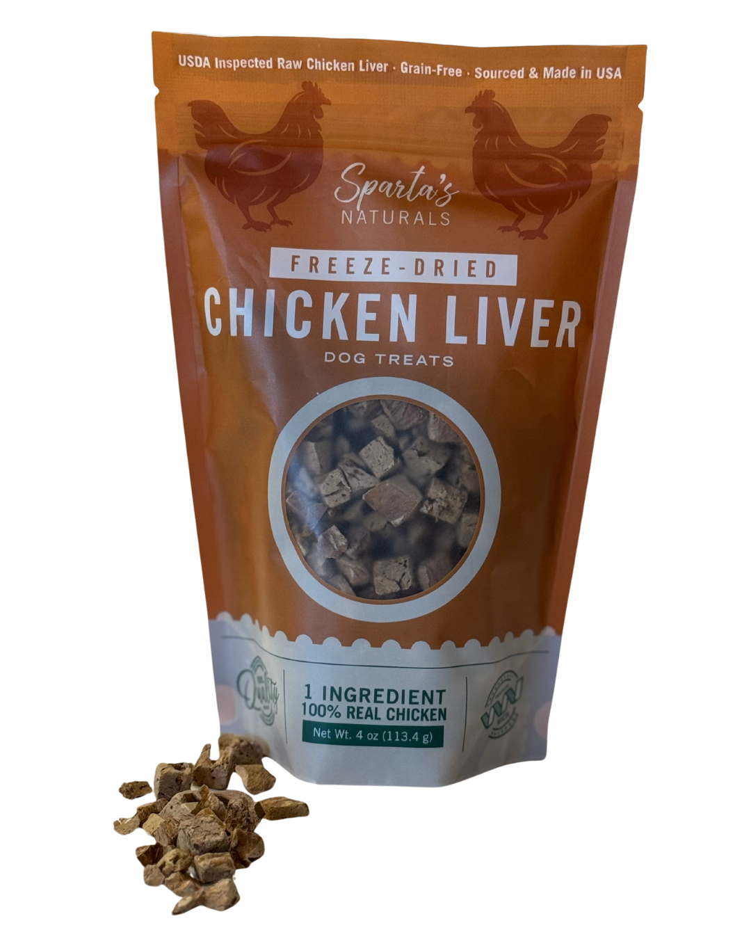 Freeze-Dried Chicken Liver: Single-Ingredient, Grain-Free Dog Treats