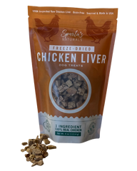 3-Pack Mix - Freeze-Dried Chicken Liver, Salmon, & Beef Liver: Single-Ingredient, Grain-Free Dog Treats