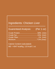 Freeze-Dried Chicken Liver: Single-Ingredient, Grain-Free Dog Treats