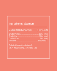 3-Pack - Freeze-Dried Salmon: Single-Ingredient, Grain-Free Dog Treats